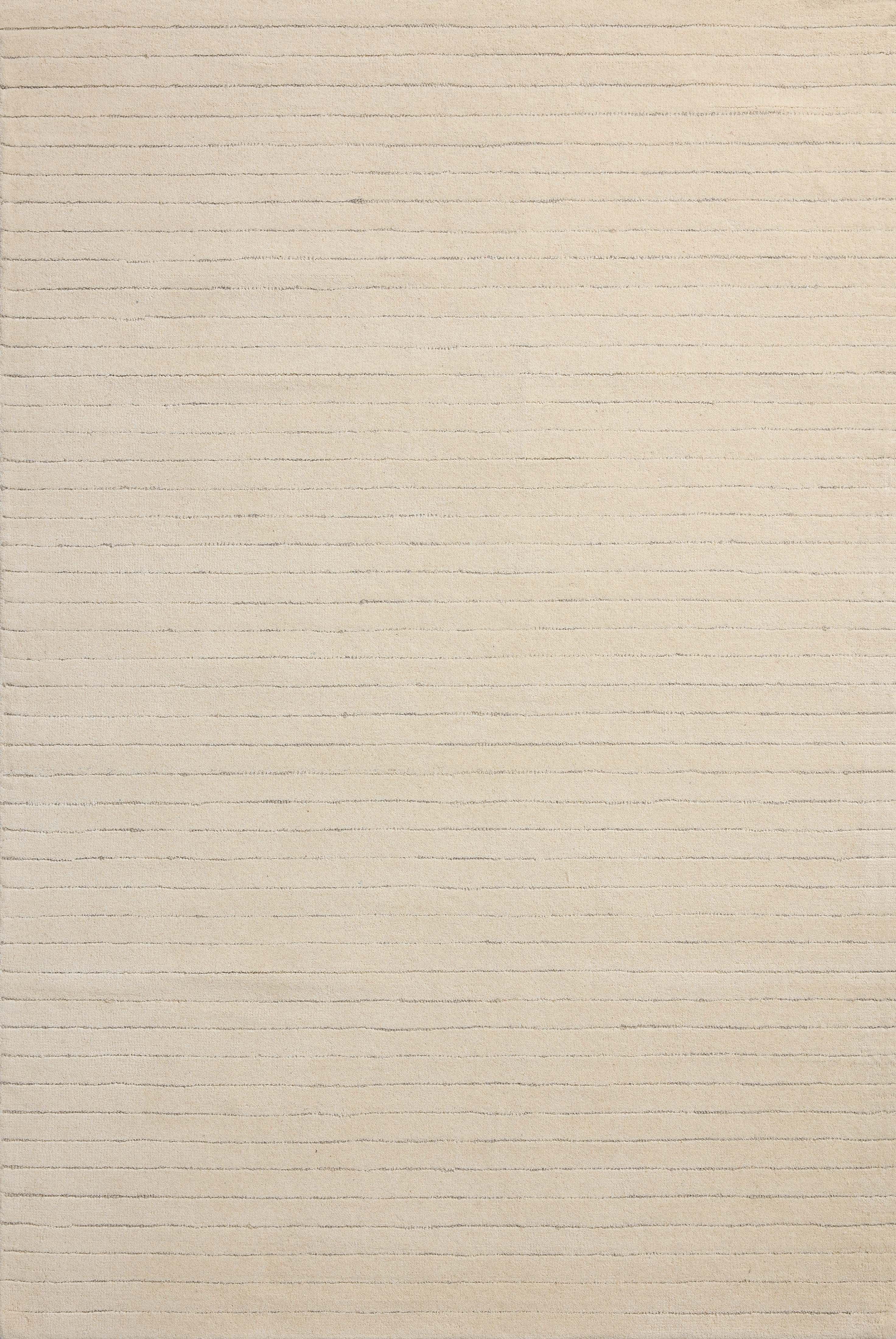 Chris Loves Julia x Loloi Henry Ivory / Dove Rug RUGS - striped Loloi