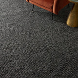 Jean Stoffer x Loloi Hendrick Charcoal Rug 1- RUGS - wool Loloi