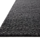 Jean Stoffer x Loloi Hendrick Charcoal Rug 1- RUGS - wool Loloi