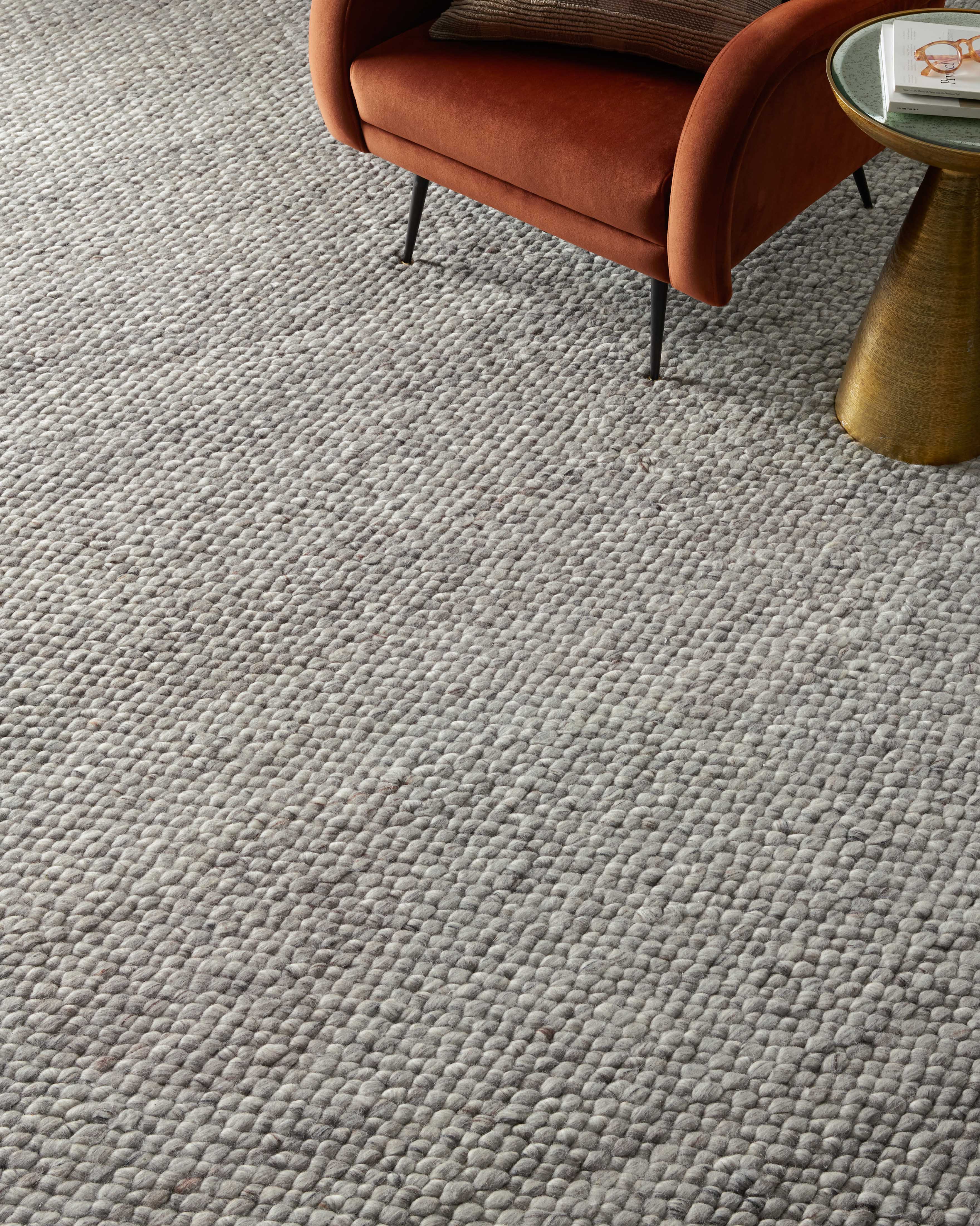 Jean Stoffer x Loloi Hendrick Grey Rug 1- RUGS - wool Loloi