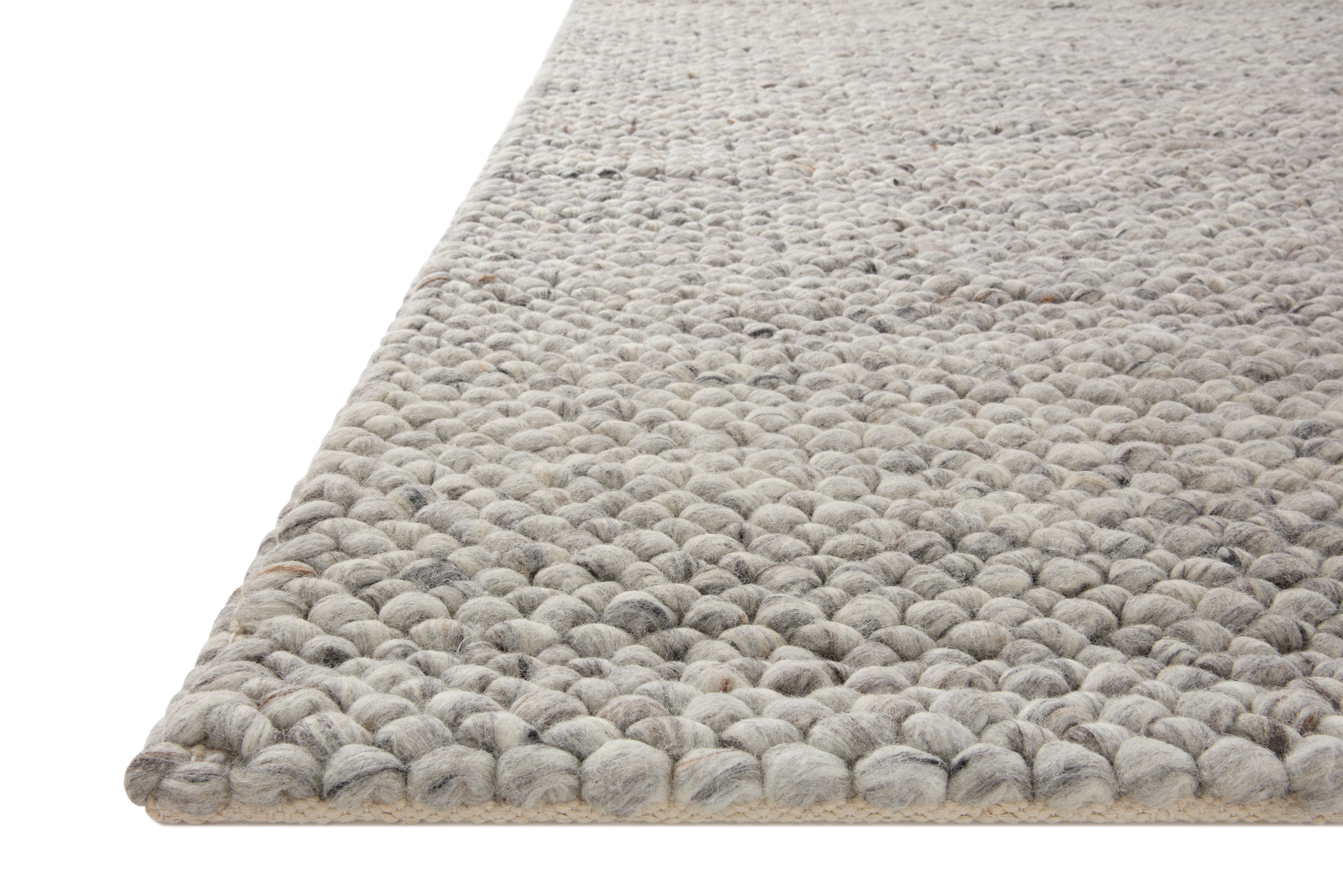 Jean Stoffer x Loloi Hendrick Grey Rug 1- RUGS - wool Loloi