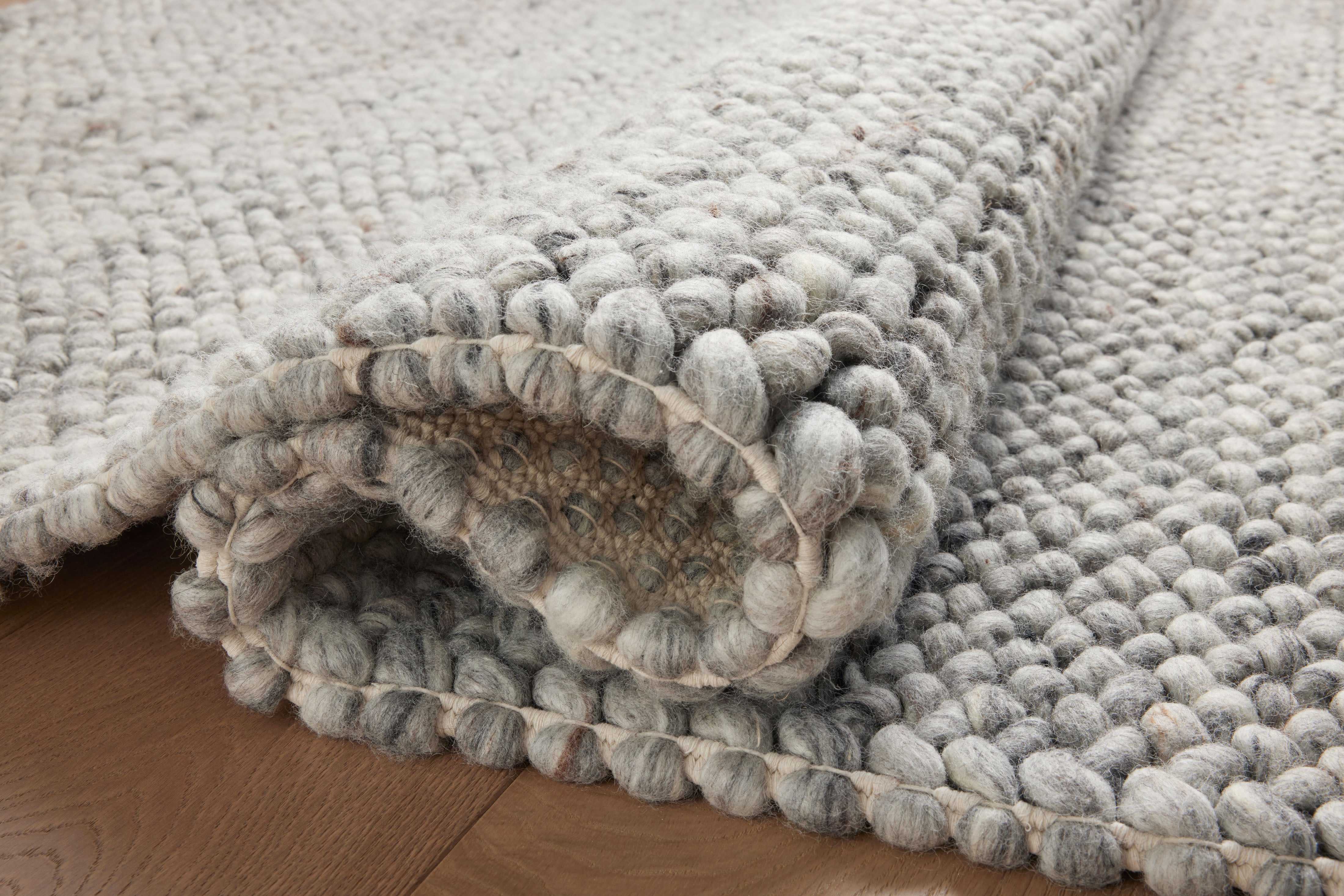 Jean Stoffer x Loloi Hendrick Grey Rug 1- RUGS - wool Loloi