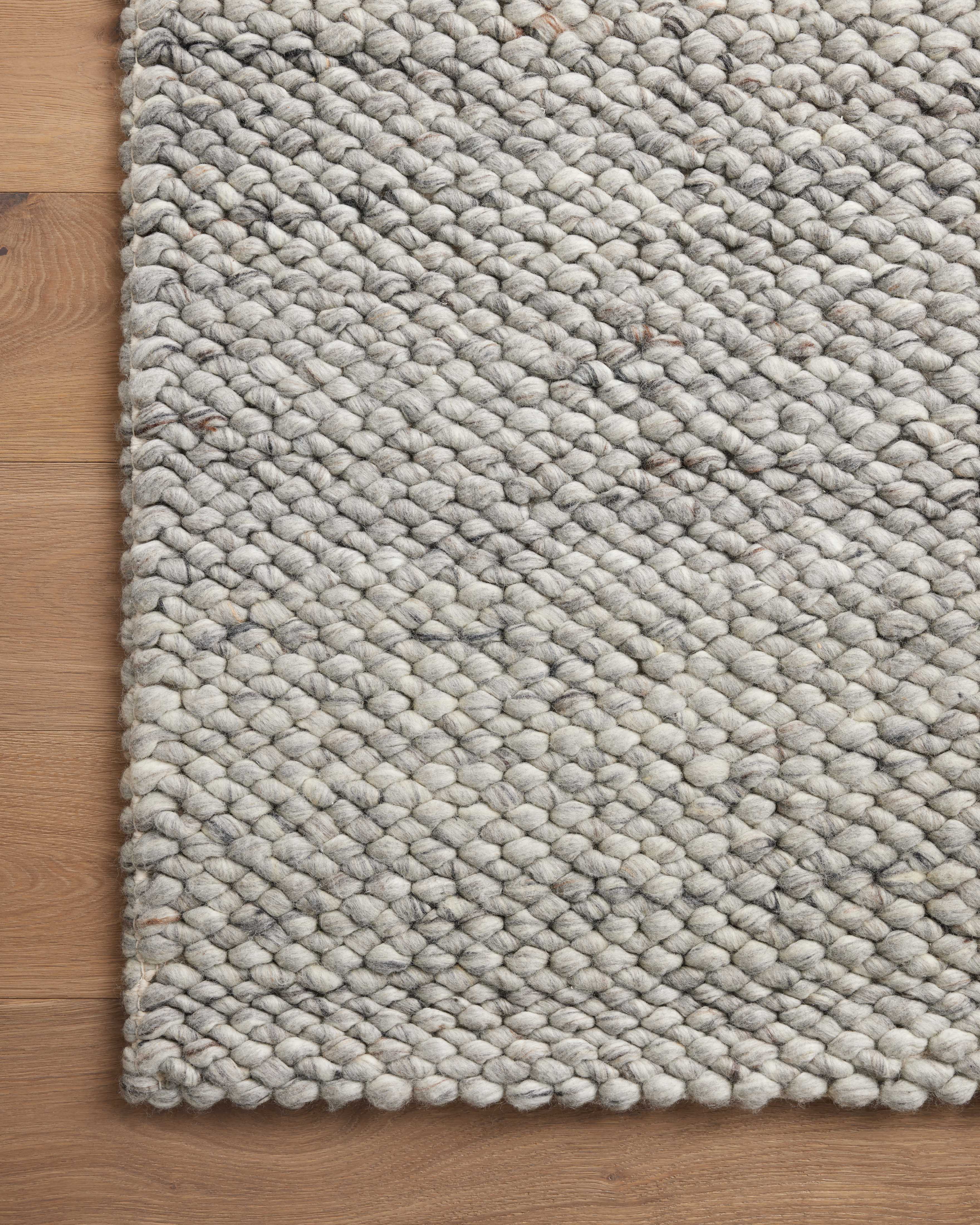 Jean Stoffer x Loloi Hendrick Grey Rug 1- RUGS - wool Loloi
