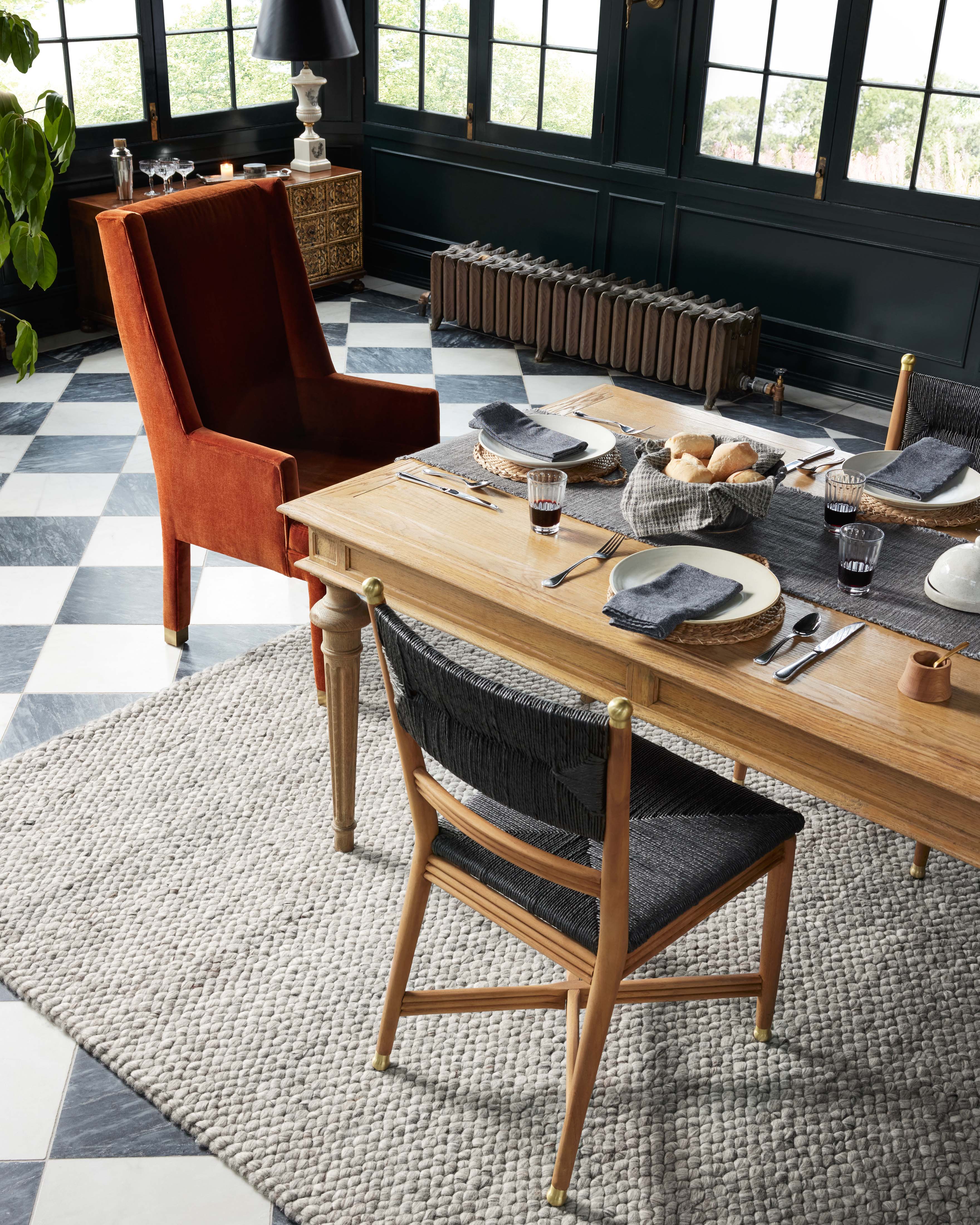 Jean Stoffer x Loloi Hendrick Grey Rug 1- RUGS - wool Loloi