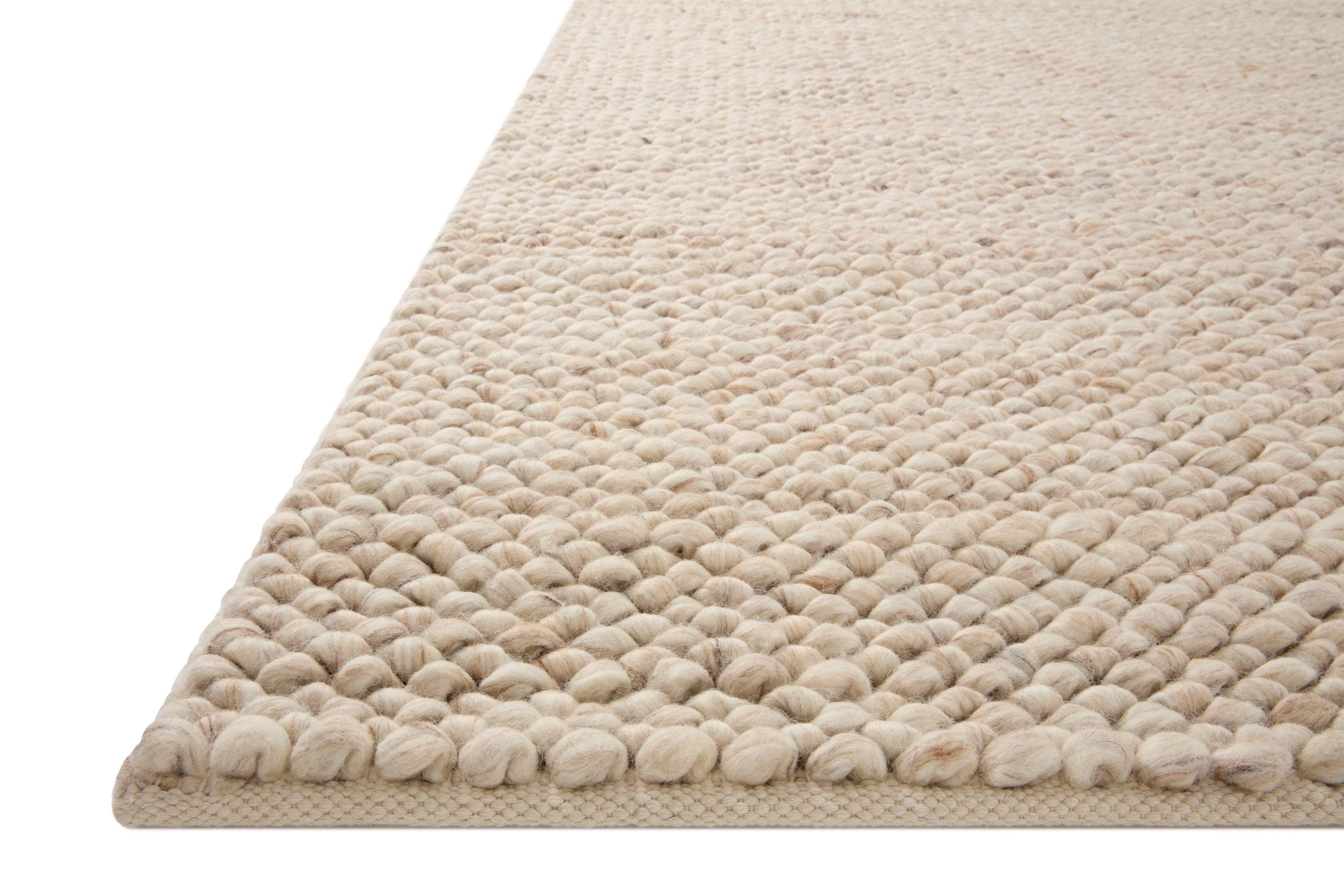 Jean Stoffer x Loloi Hendrick Natural Rug 1- RUGS - wool Loloi