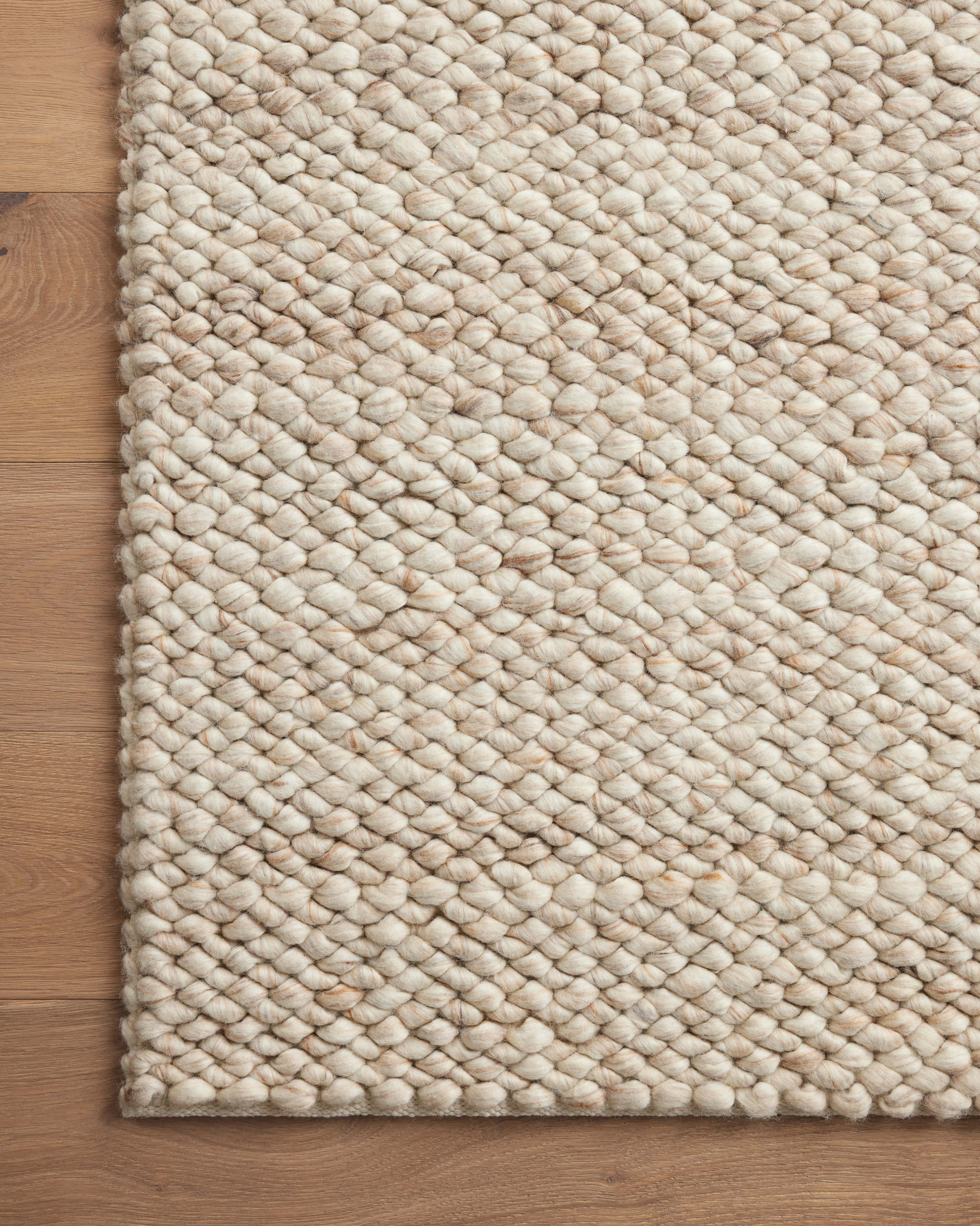 Jean Stoffer x Loloi Hendrick Natural Rug 1- RUGS - wool Loloi