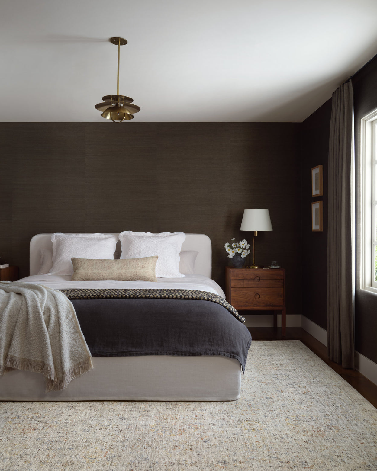 Amber Lewis x Loloi Honora Bone / Multi Rug 0-patterned rugs Loloi