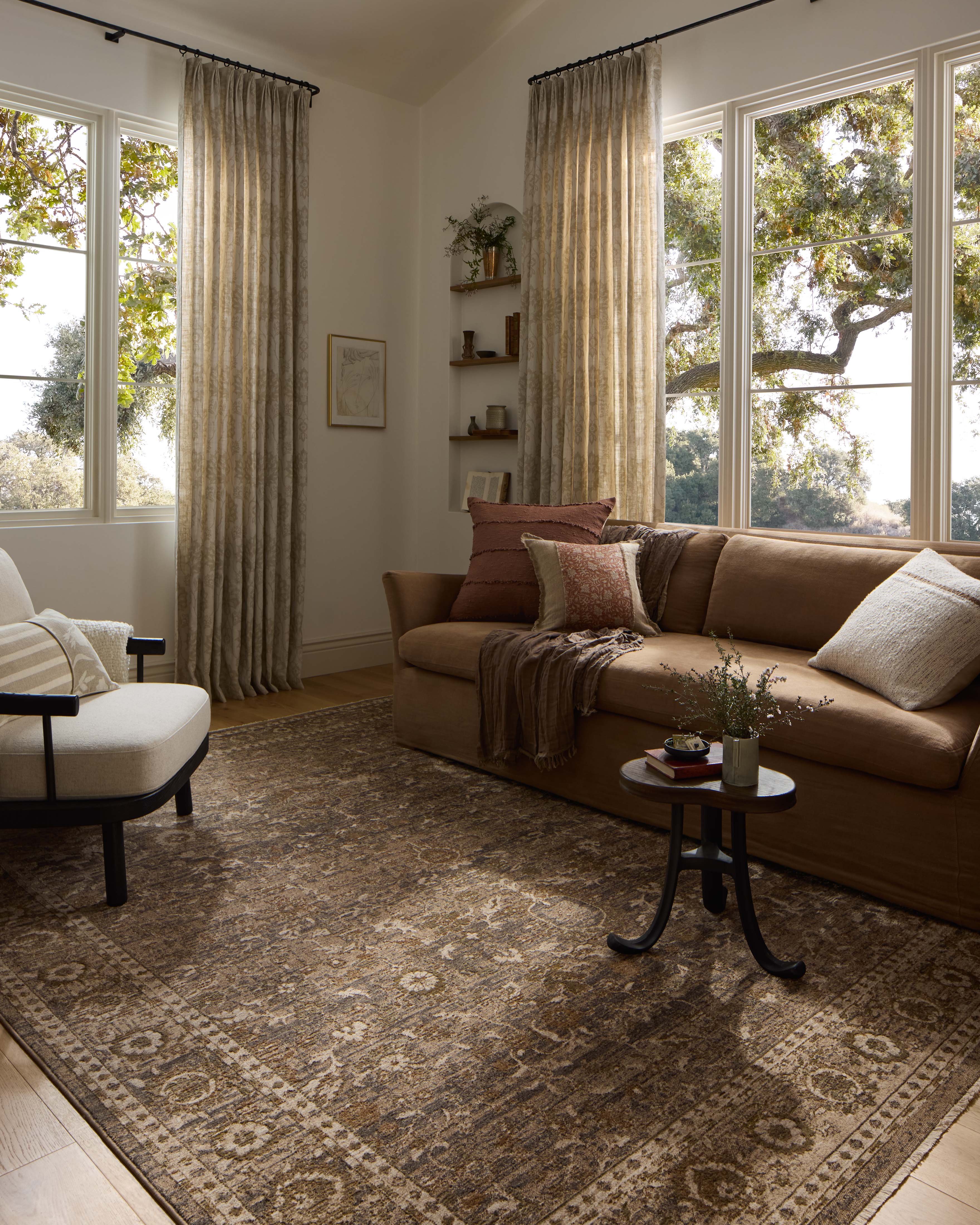 Loloi Haywood Pebble / Charcoal Rug RUGS - synthetic Loloi