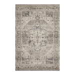 Loloi Hathaway Steel / Ivory Rug 1-RUGS - patterned Loloi