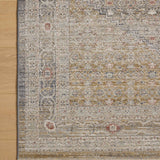 Chris Loves Julia x Loloi Ida Stone / Gold Rug RUGS - vintage inspired Loloi