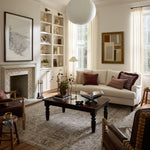 Chris Loves Julia x Loloi Ida Slate / Natural Rug RUGS - vintage inspired Loloi