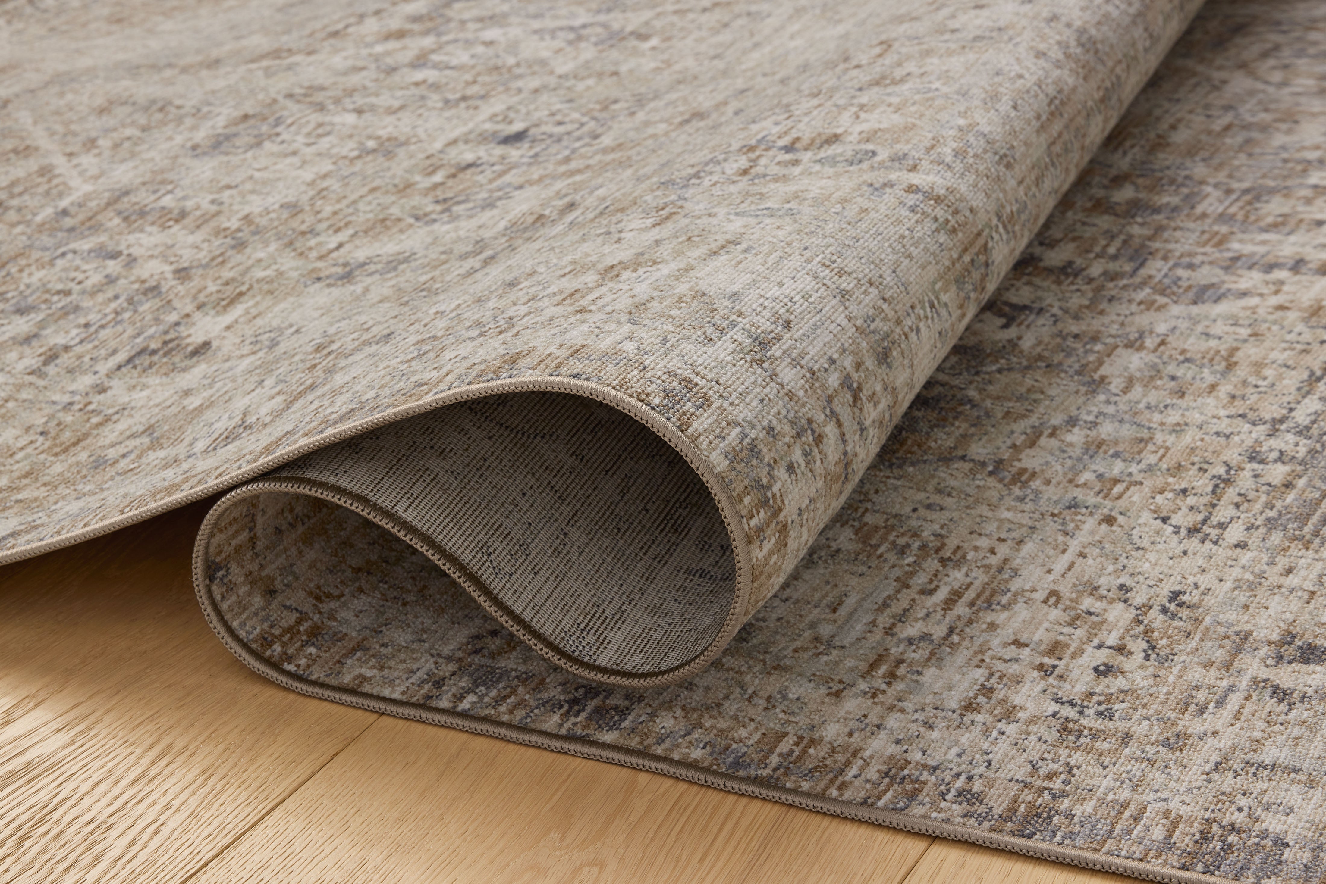 Chris Loves Julia x Loloi Ida Slate / Natural Rug RUGS - vintage inspired Loloi