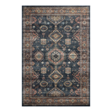 Loloi Anniston Denim / Sunset Washable Rug RUGS-patterned Loloi