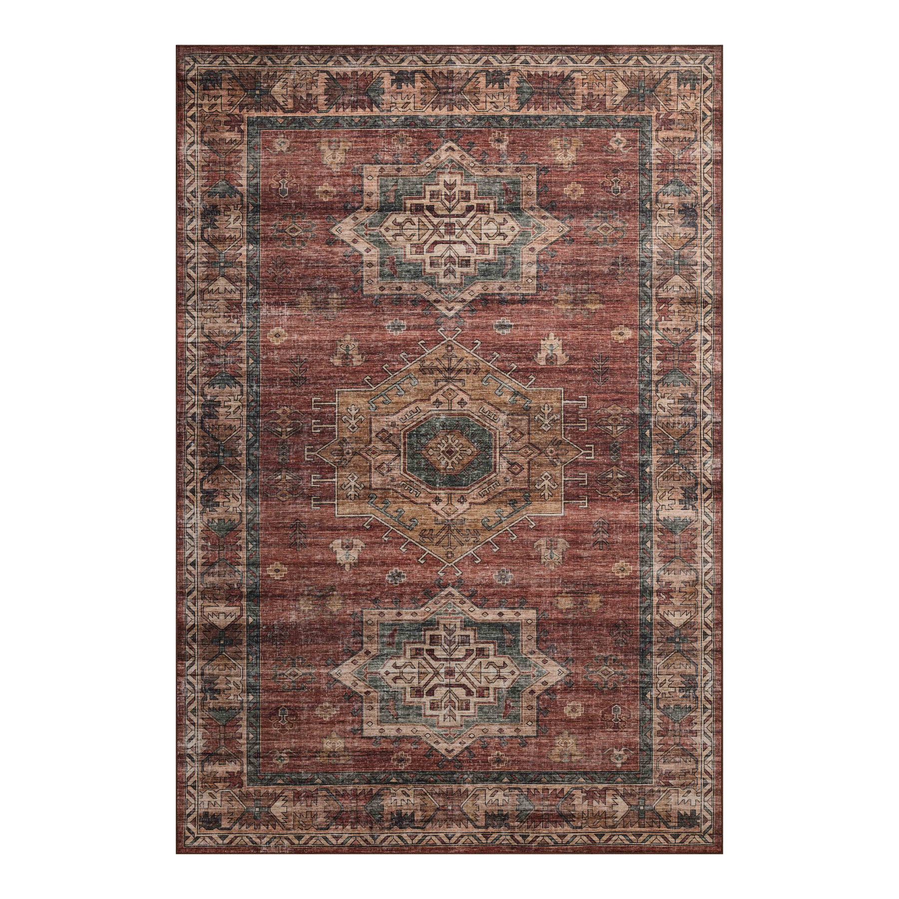Loloi Anniston Spice / Multi Washable Rug RUGS-patterned Loloi