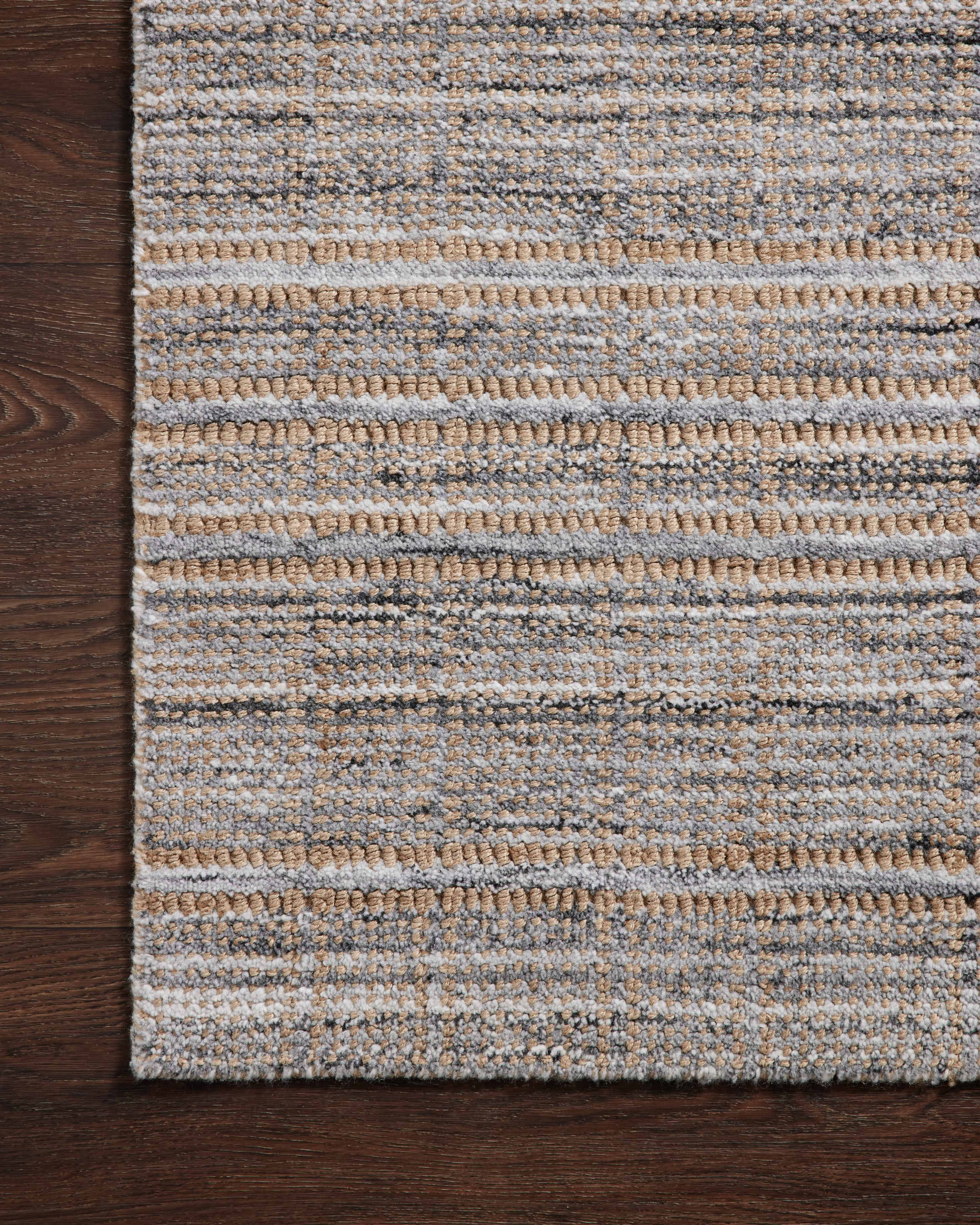 Loloi Jamie Natural / Slate Rug RUGS-solid Loloi