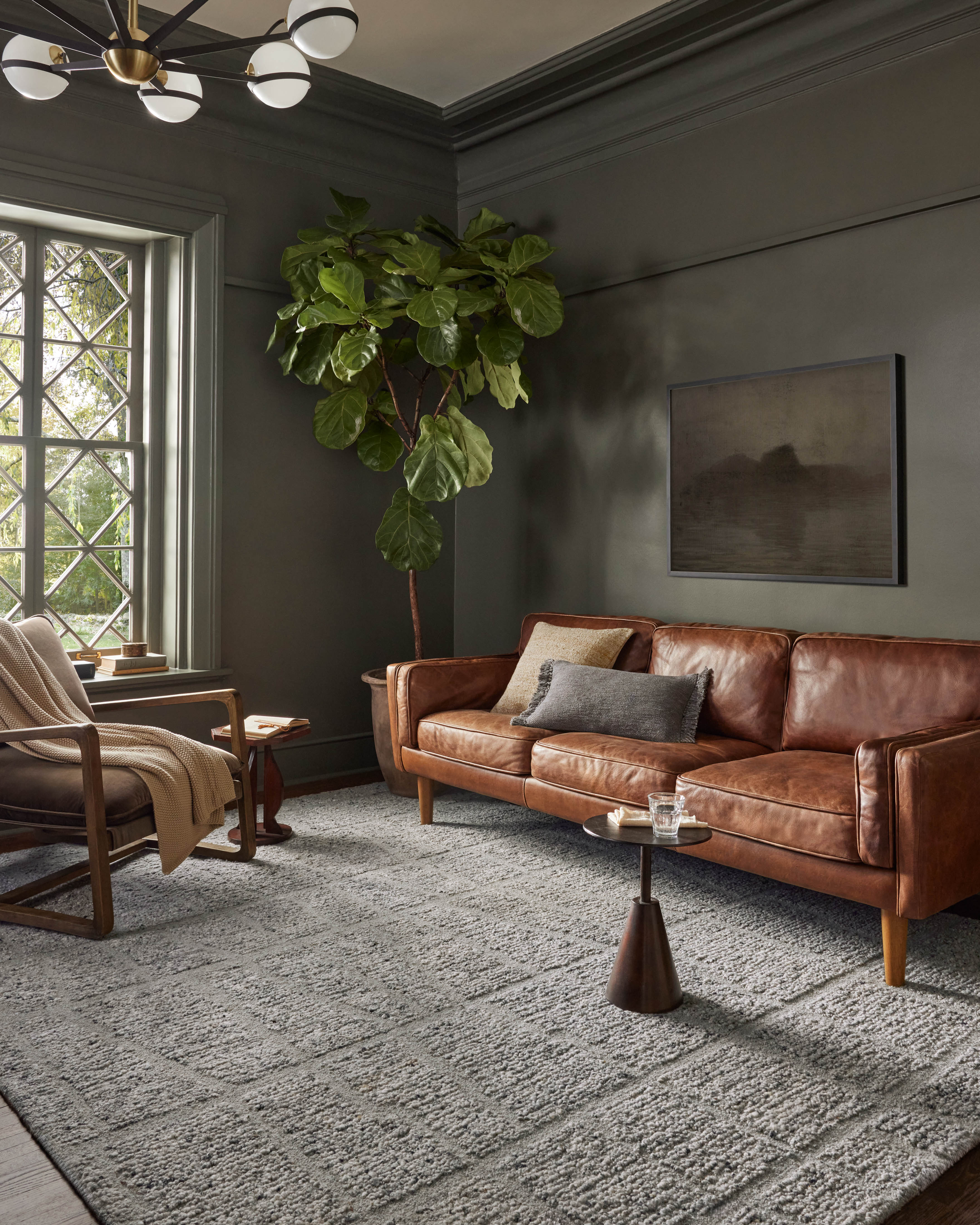 Magnolia Home by Joanna Gaines x Loloi Jones Slate Rug 0-RUGS-wool Loloi