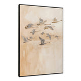 "Deco Flight" Framed Canvas ARTWORK - painting Moe's Furniture