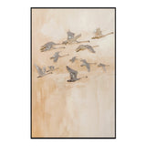 "Deco Flight" Framed Canvas ARTWORK - painting Moe's Furniture