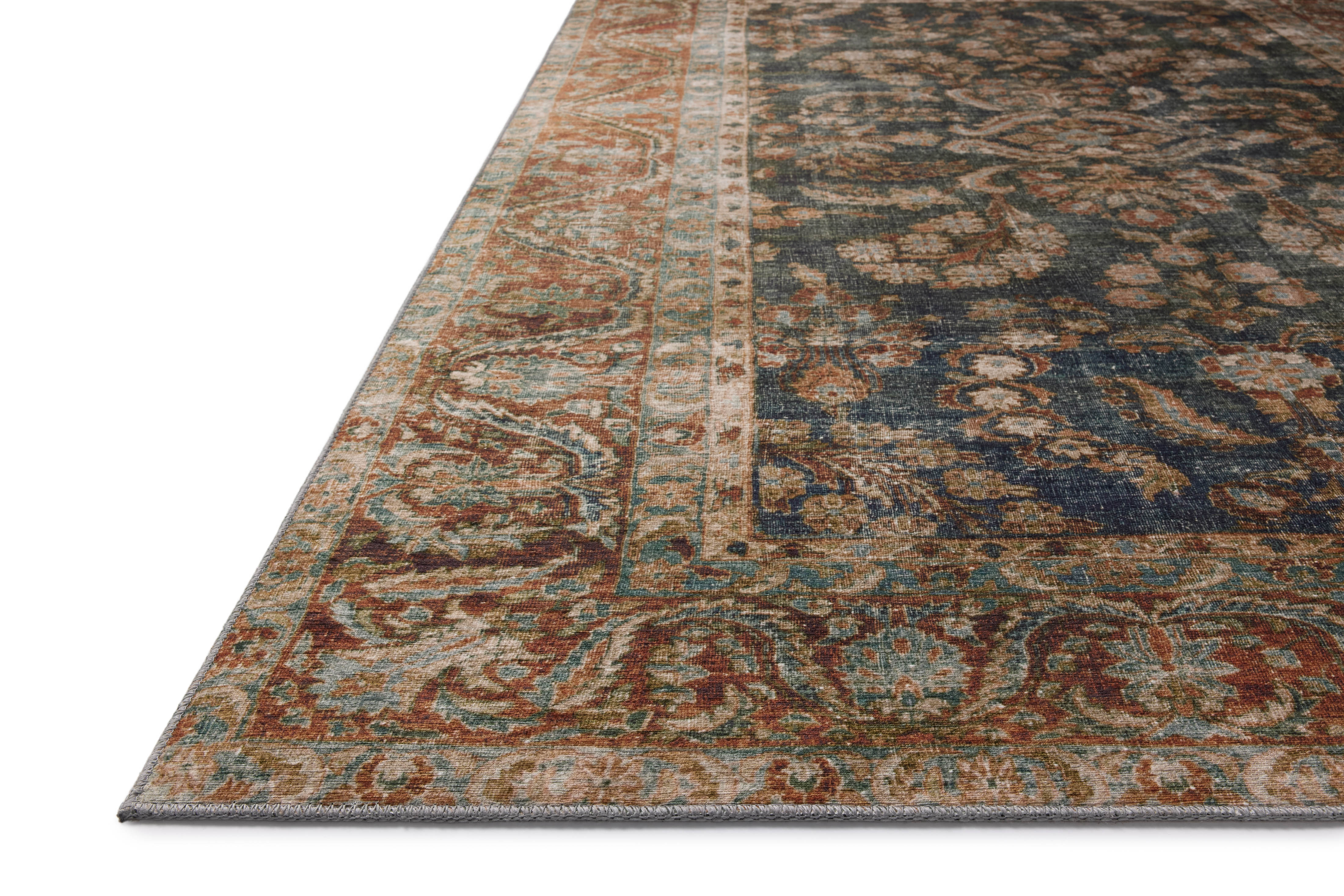 IN STORE - Loloi Jules Ocean / Spice Rug IN STORE - Rugs Loloi