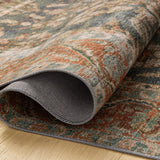 IN STORE - Loloi Jules Ocean / Spice Rug IN STORE - Rugs Loloi