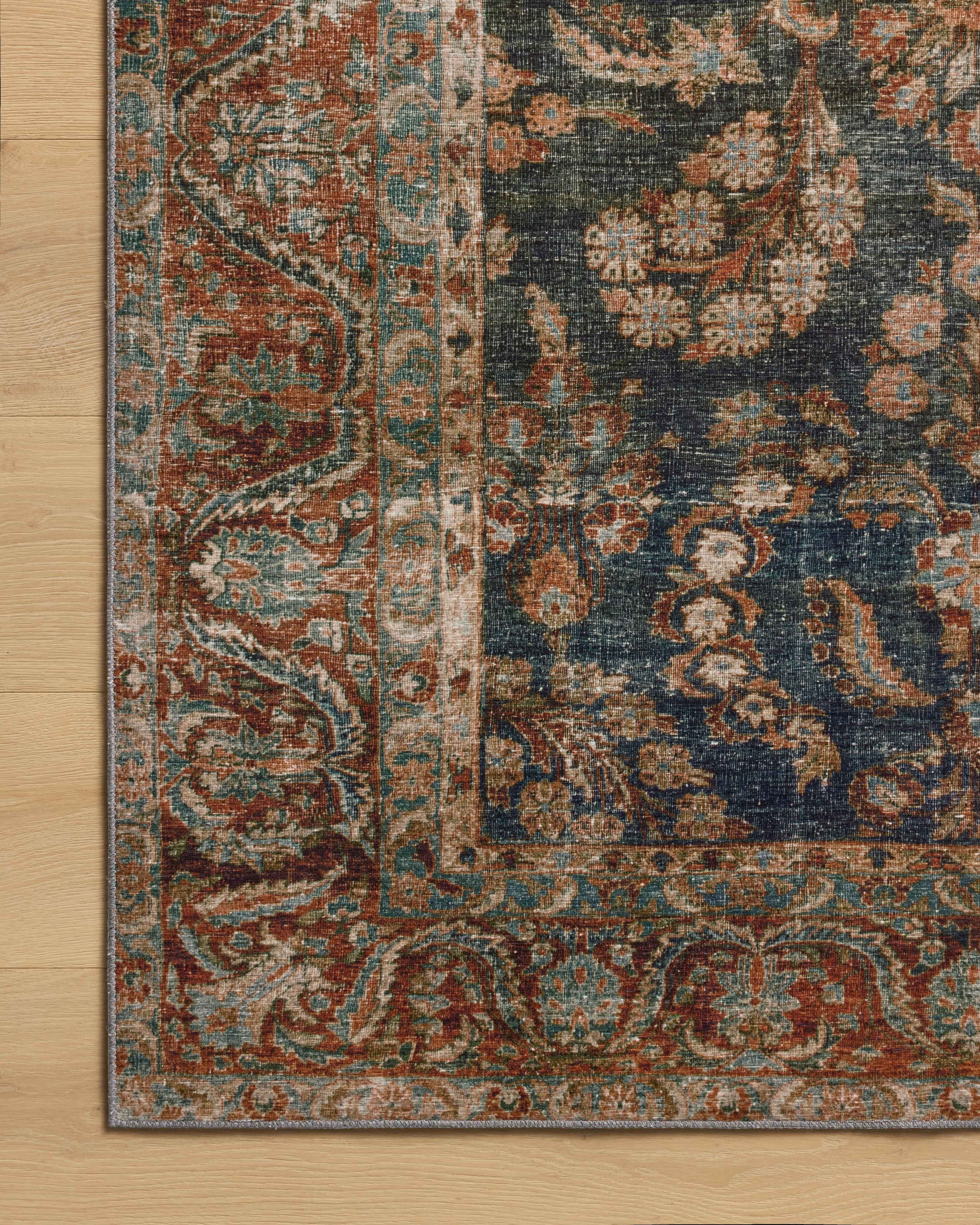 IN STORE - Loloi Jules Ocean / Spice Rug IN STORE - Rugs Loloi