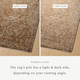 Magnolia Home by Joanna Gaines x Loloi Junie Clay / Natural Rug RUGS - vintage inspired Loloi