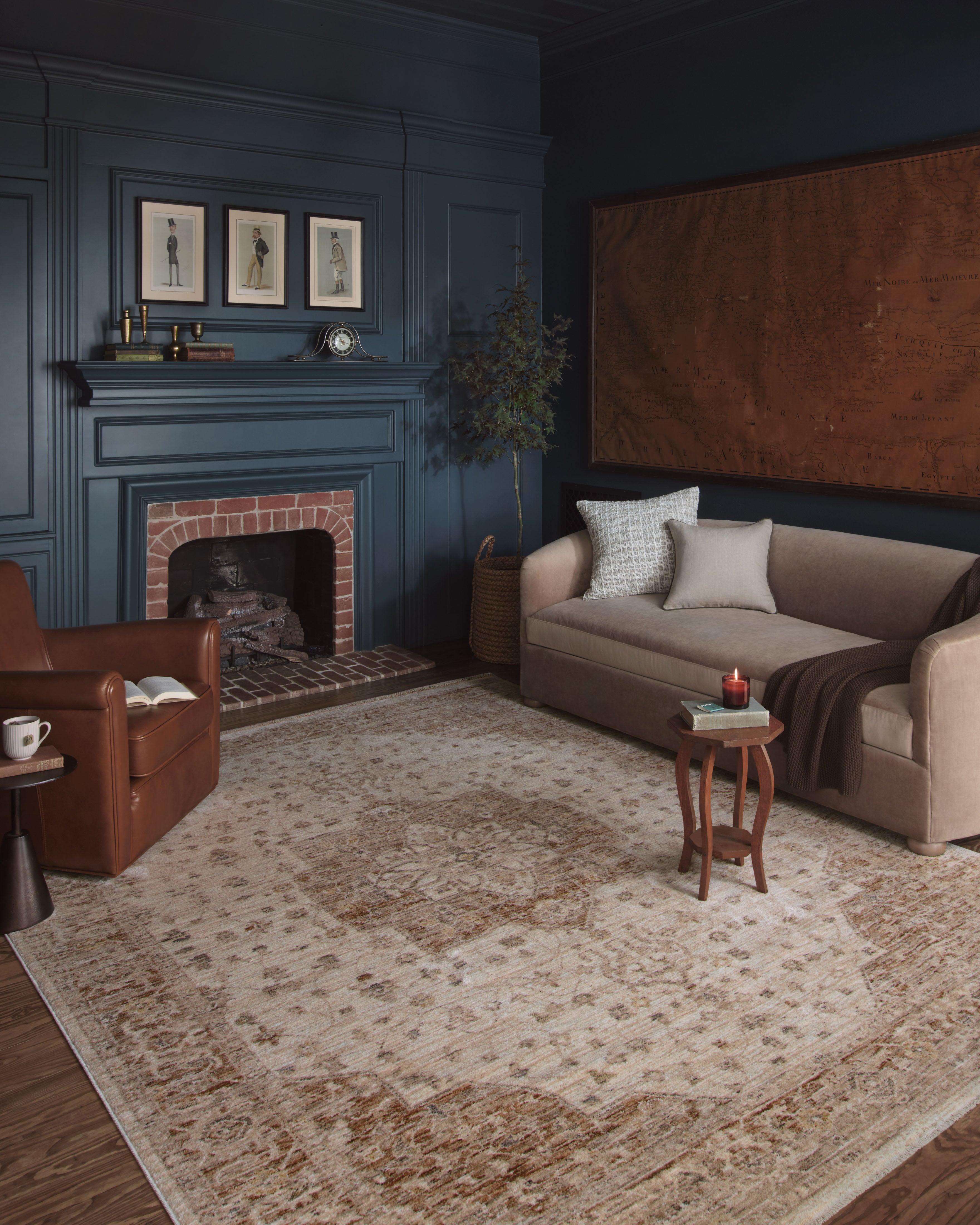 Magnolia Home by Joanna Gaines x Loloi Junie Natural / Clay Rug RUGS - vintage inspired Loloi