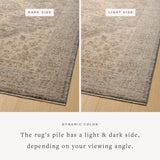 Magnolia Home by Joanna Gaines x Loloi Junie Denim / Natural Rug RUGS - vintage inspired Loloi