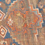 3'7" x 7'11" Antique Kazak Rug RUGS - vintage Rug & Weave Rugs