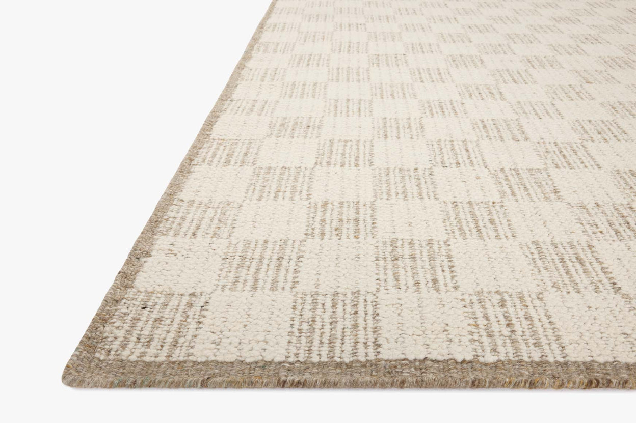 Brigette Romanek x Loloi Knox Ivory / Khaki Rug 1- RUGS - wool Loloi