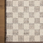 Brigette Romanek x Loloi Knox Ivory / Mocha Rug 1- RUGS - wool Loloi