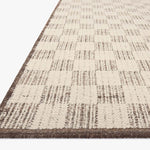 Brigette Romanek x Loloi Knox Ivory / Mocha Rug 1- RUGS - wool Loloi