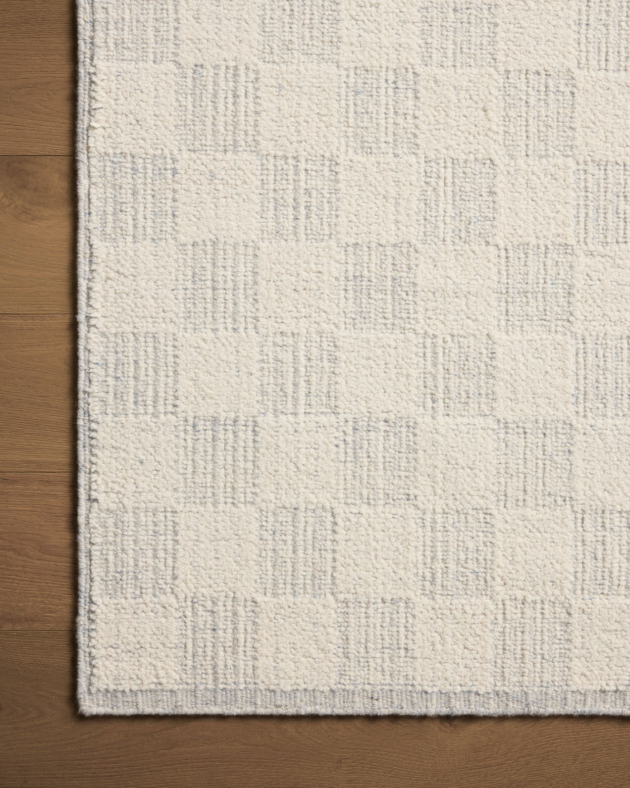 Brigette Romanek x Loloi Knox Ivory / Sky Rug 1- RUGS - wool Loloi