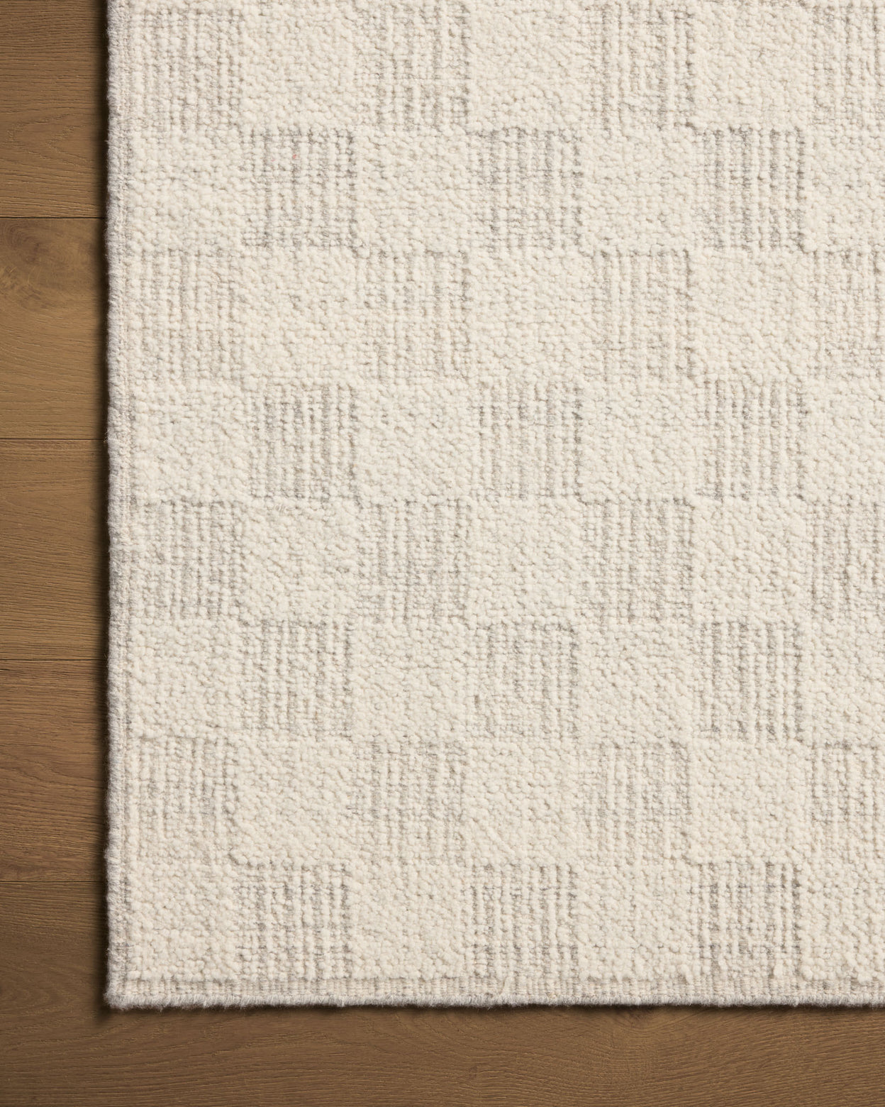 Brigette Romanek x Loloi Knox Ivory / Silver Rug 1- RUGS - wool Loloi