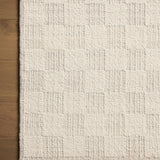 Brigette Romanek x Loloi Knox Ivory / Silver Rug 1- RUGS - wool Loloi