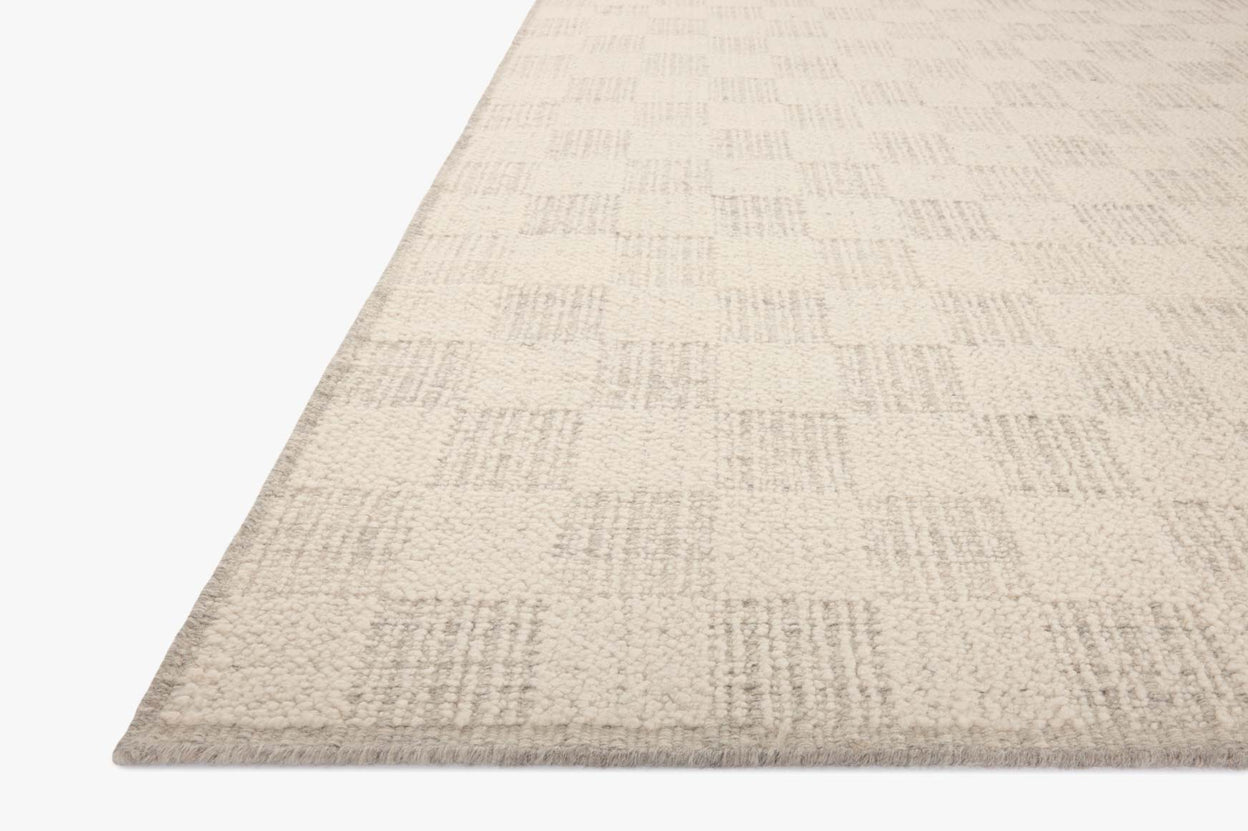Brigette Romanek x Loloi Knox Ivory / Silver Rug 1- RUGS - wool Loloi