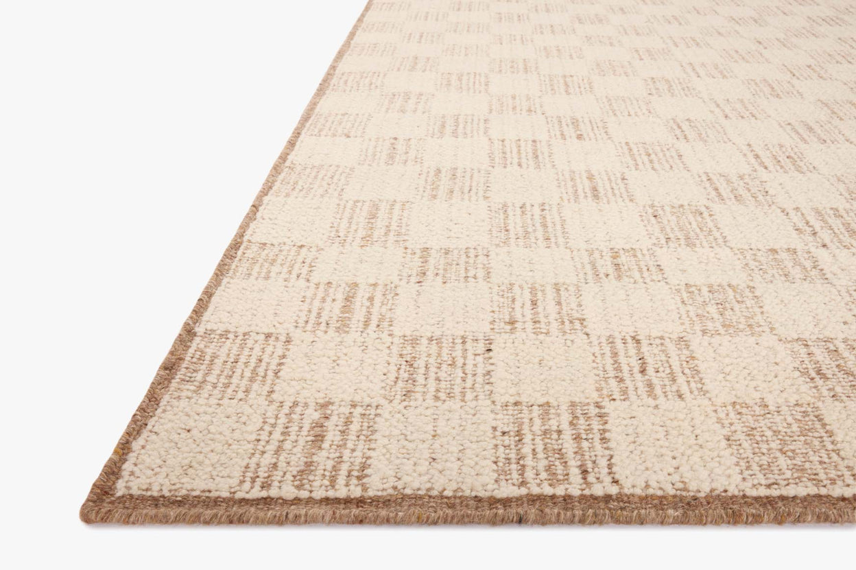 Brigette Romanek x Loloi Knox Ivory / Terracotta Rug 1- RUGS - wool Loloi