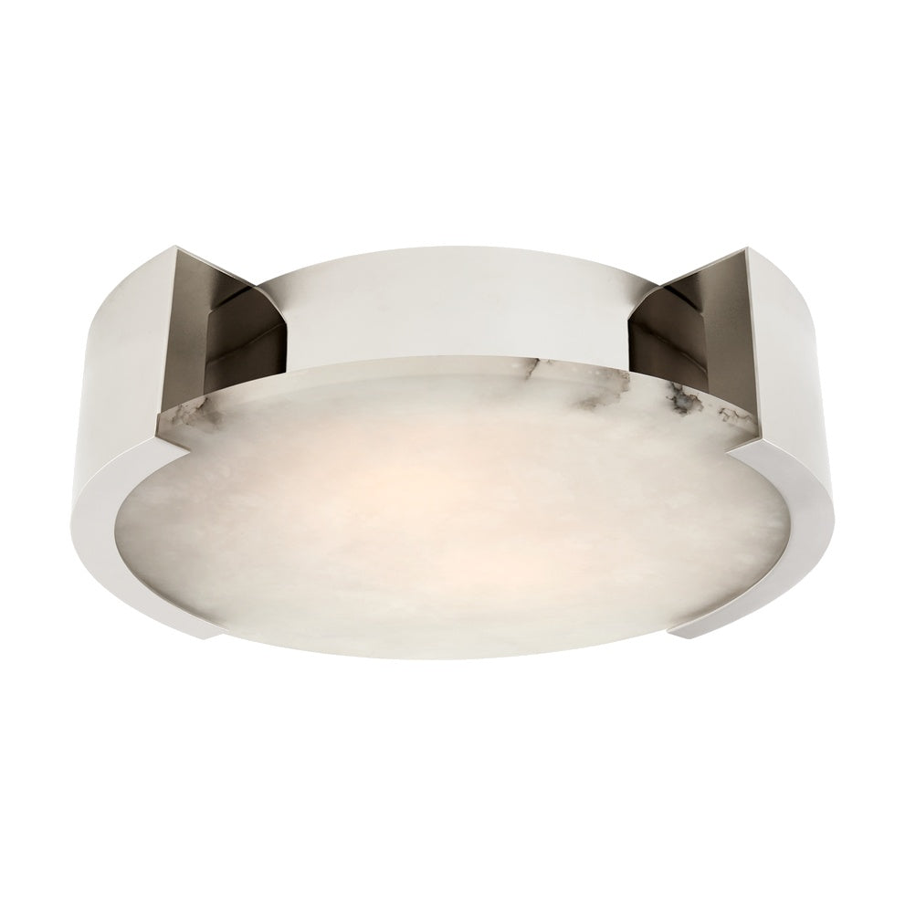 Melange Large Flush Mount LIGHTING - flush mount Visual Comfort Polished Nickel