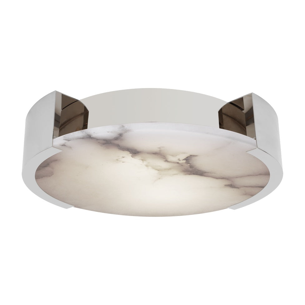 Melange X-Large Flush Mount LIGHTING - flush mount Visual Comfort Polished Nickel