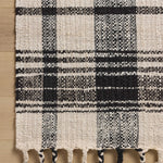Magnolia Home by Joanna Gaines x Loloi Louie Ivory / Black RUGS - jute Loloi