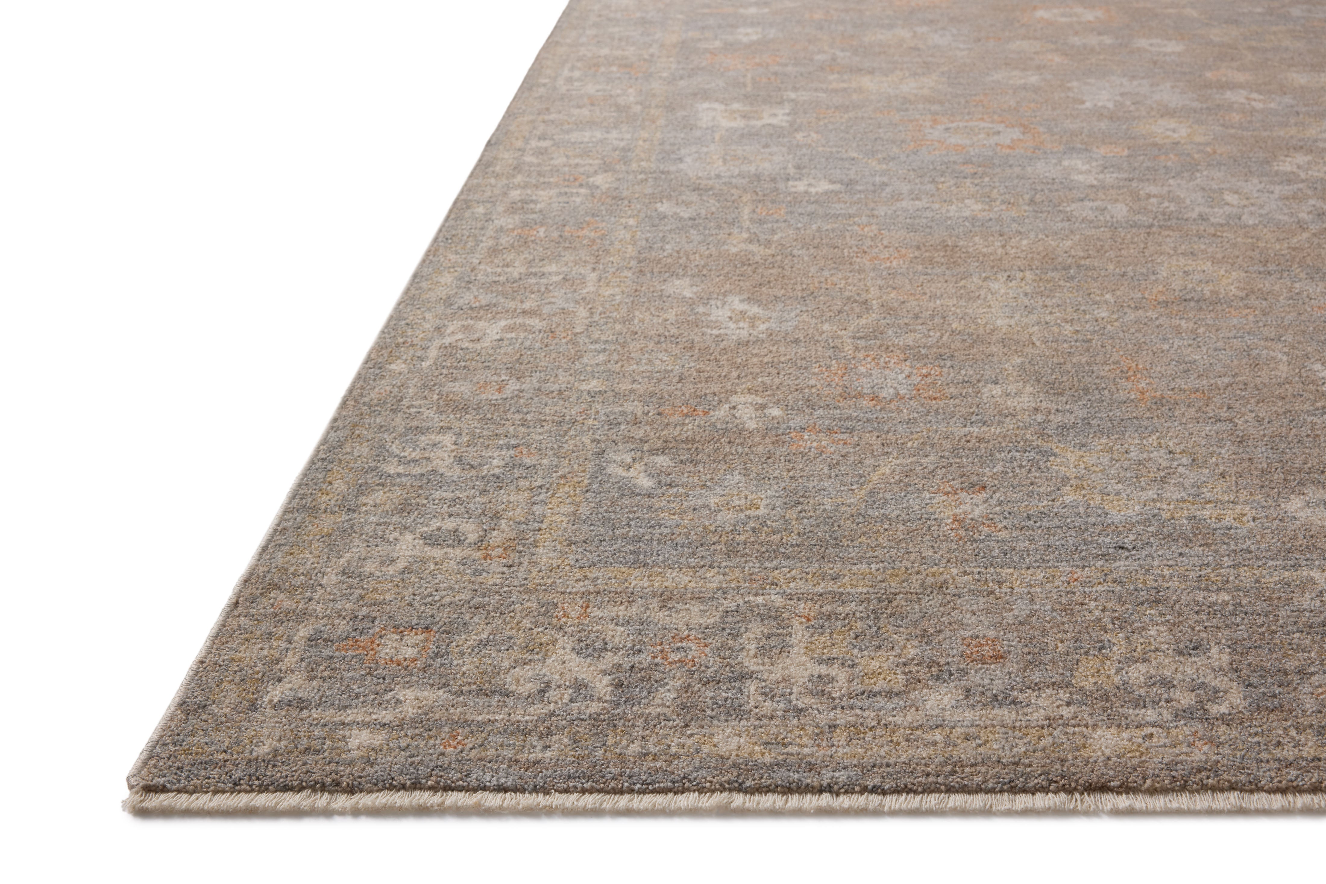 Chris Loves Julia x Loloi Louisa Stone / Multi Rug RUGS - vintage inspired Loloi