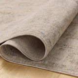 Chris Loves Julia x Loloi Louisa Oatmeal / Slate Rug RUGS - vintage inspired Loloi