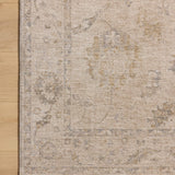 Chris Loves Julia x Loloi Louisa Oatmeal / Slate Rug RUGS - vintage inspired Loloi