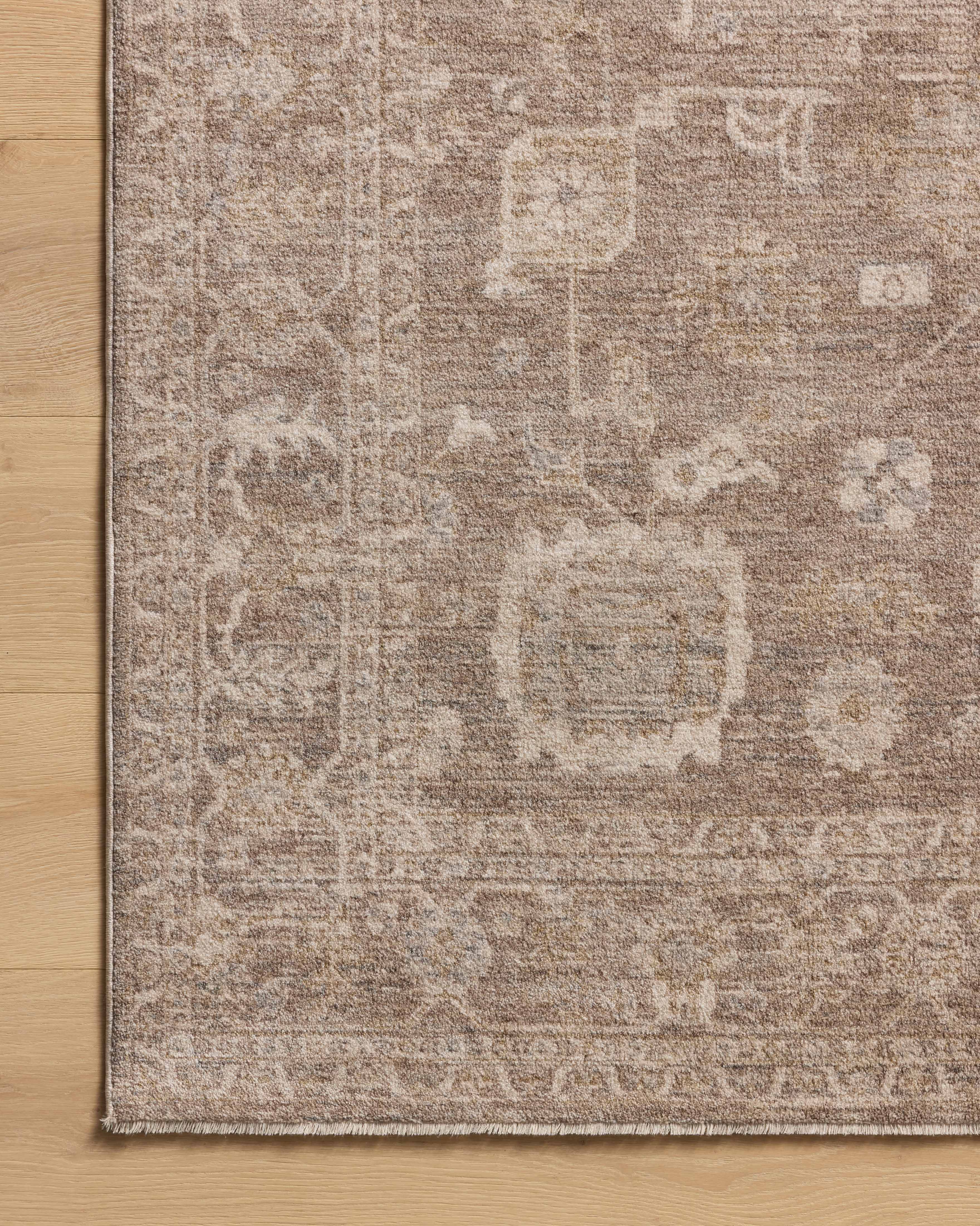 OVERSTOCK ITEM - Loloi Louisa Taupe / Ivory Rug - 5'3" x 7'6" IN STORE - Sale Rug Loloi