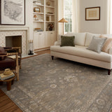 Chris Loves Julia x Loloi Louisa Lagoon / Ivory Rug RUGS - vintage inspired Loloi