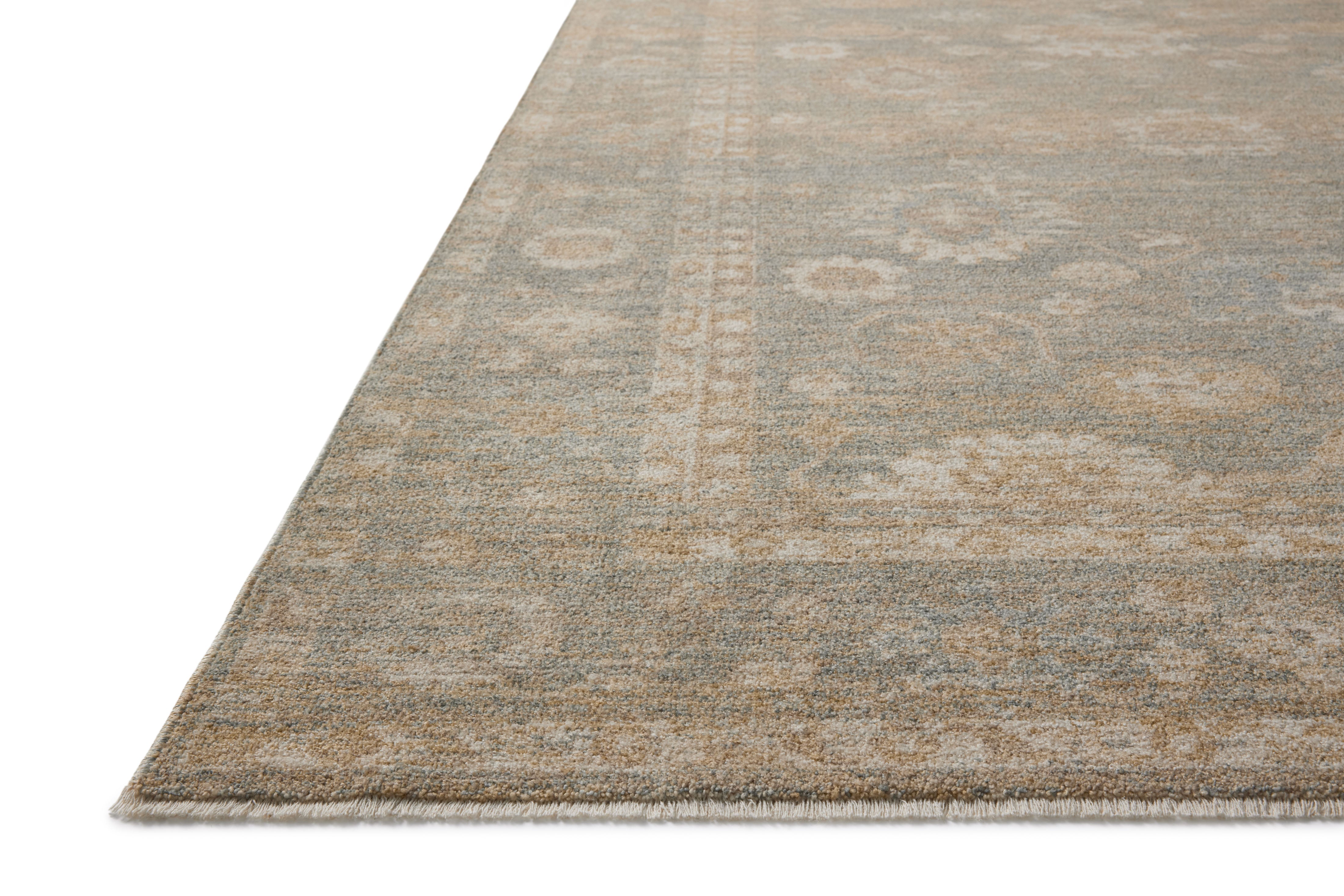 Chris Loves Julia x Loloi Louisa Lagoon / Ivory Rug RUGS - vintage inspired Loloi