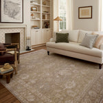 Chris Loves Julia x Loloi Louisa Taupe / Gold Rug RUGS - vintage inspired Loloi