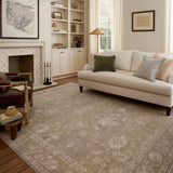 Chris Loves Julia x Loloi Louisa Taupe / Gold Rug RUGS - vintage inspired Loloi