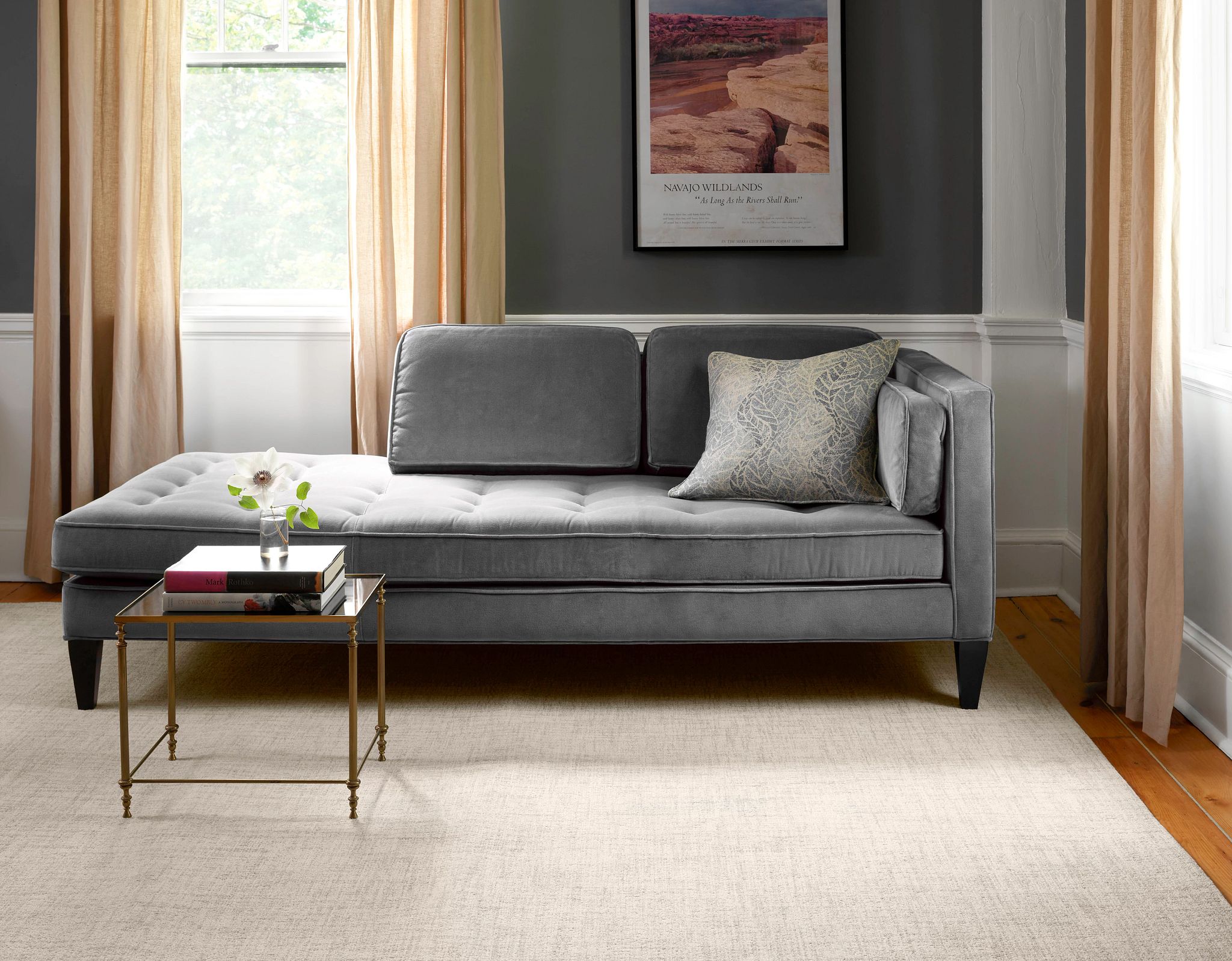 Crosshatch Hand Micro Hooked Wool Rug RUGS-wool Dash & Albert