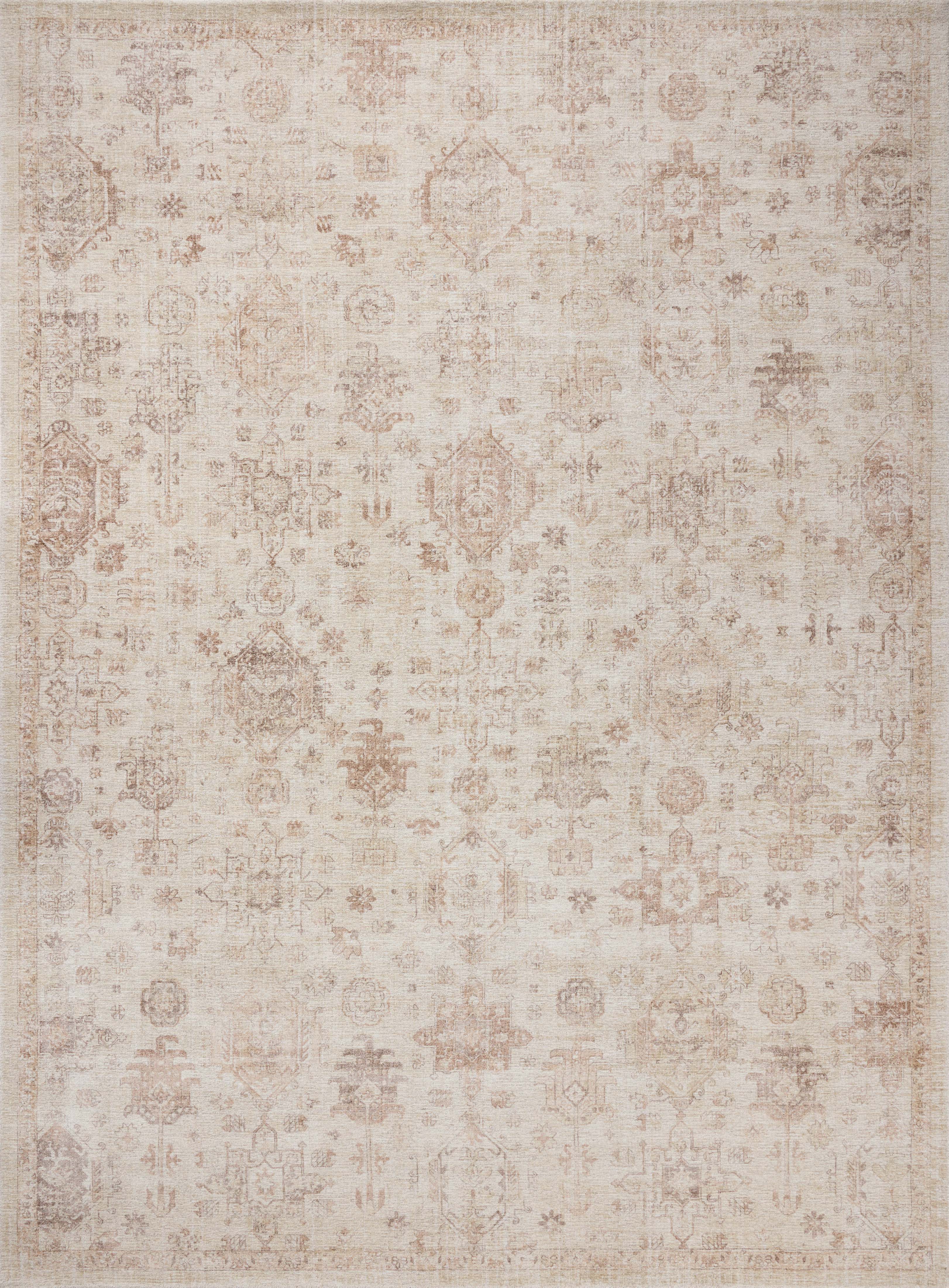 Loloi Marcella Sand / Terracotta Rug RUGS-patterned Loloi